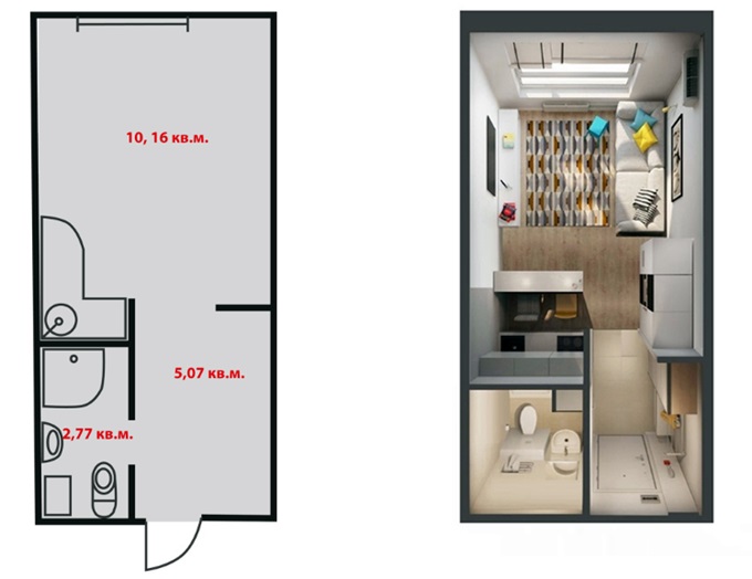 Квартира для одиночки: ТОП-5 предложений самых маленьких квартир в новостройках